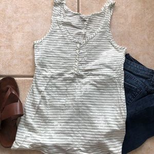 NWOT Old Navy Striped Sequin Tank